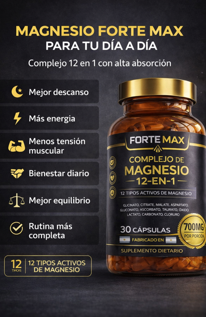 Complejo de Magnesio 12 en 1 Forte Max™